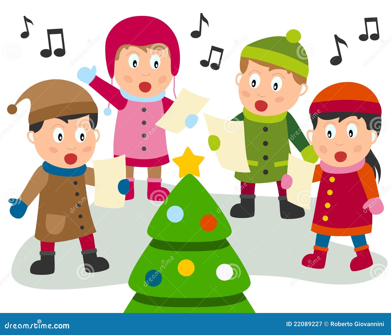 clip art christmas carols - photo #26