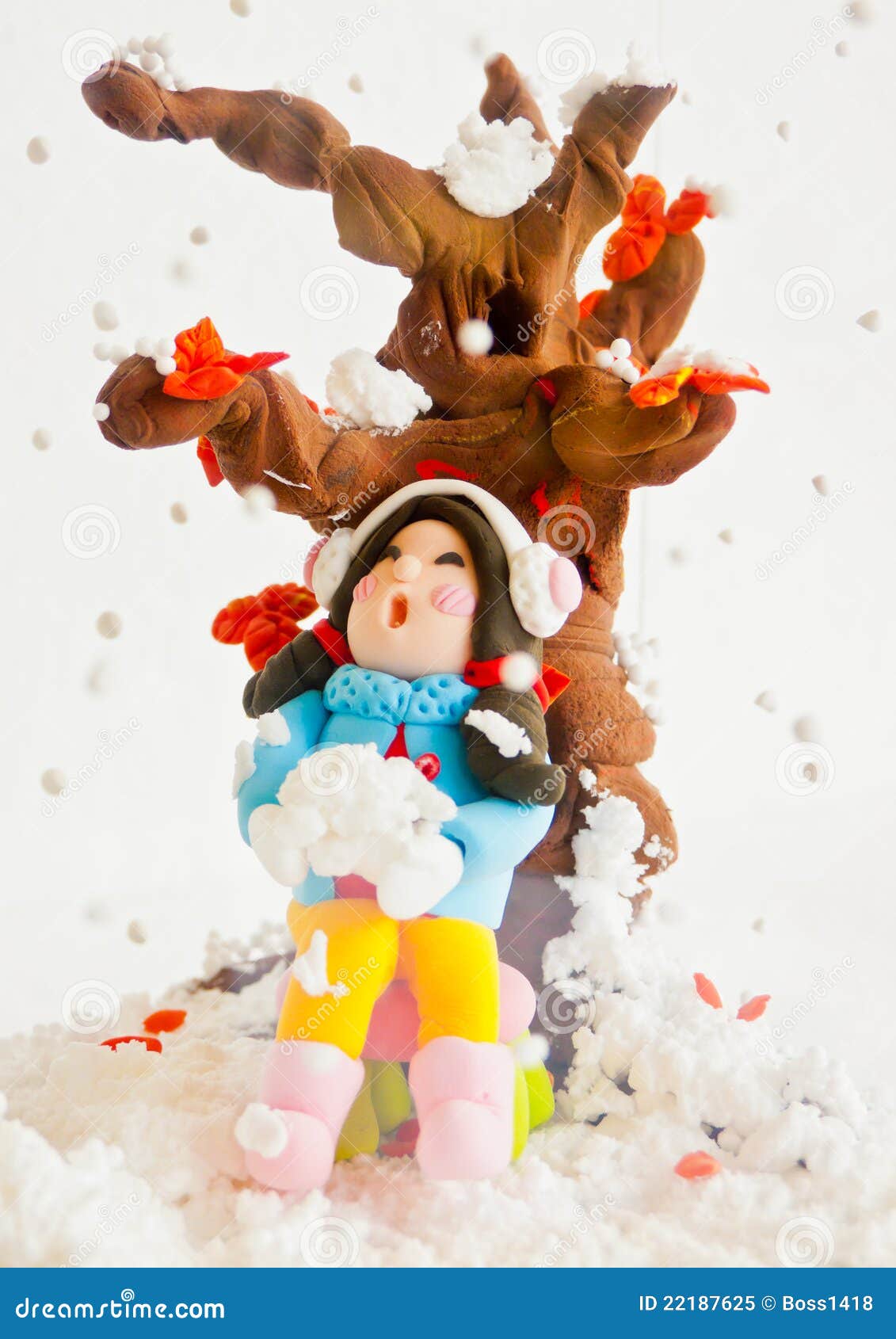 Christmas Decoration Doll Model. Royalty Free Stock Photo - Image ...