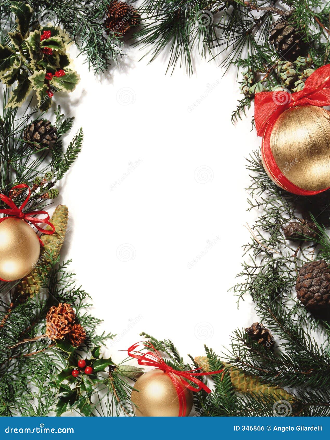 Christmas Decoration - Frame Royalty Free Stock Image 