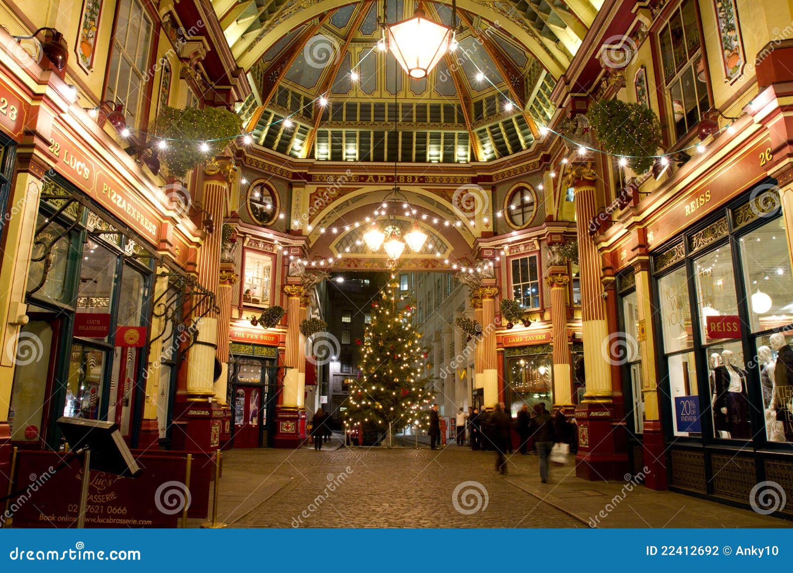 Christmas Decorations In London Editorial Photography - Image ...