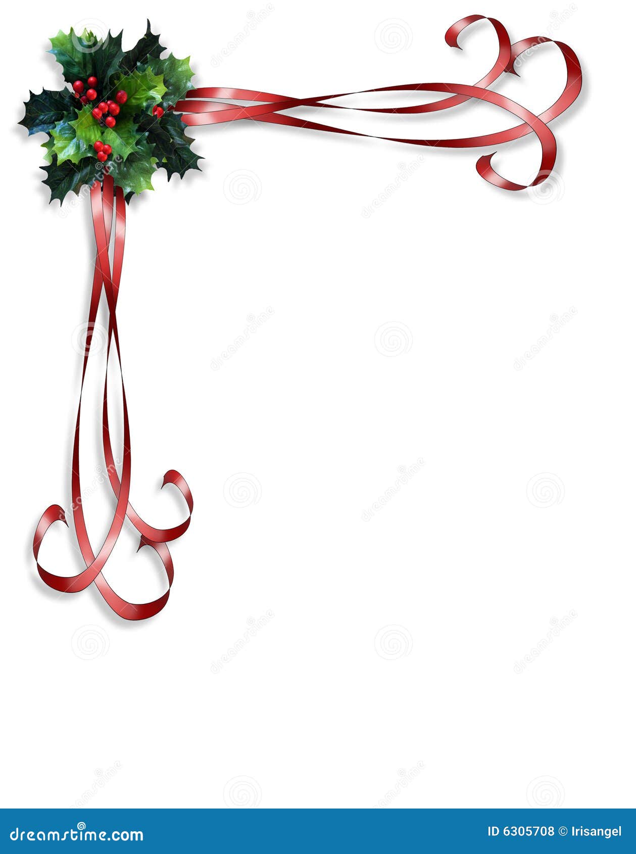 free clip art christmas ribbon border - photo #34