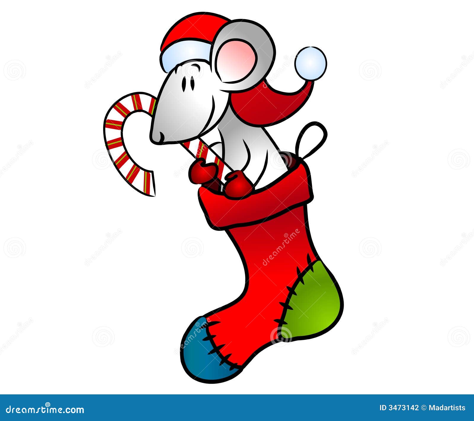 christmas mouse clipart - photo #18