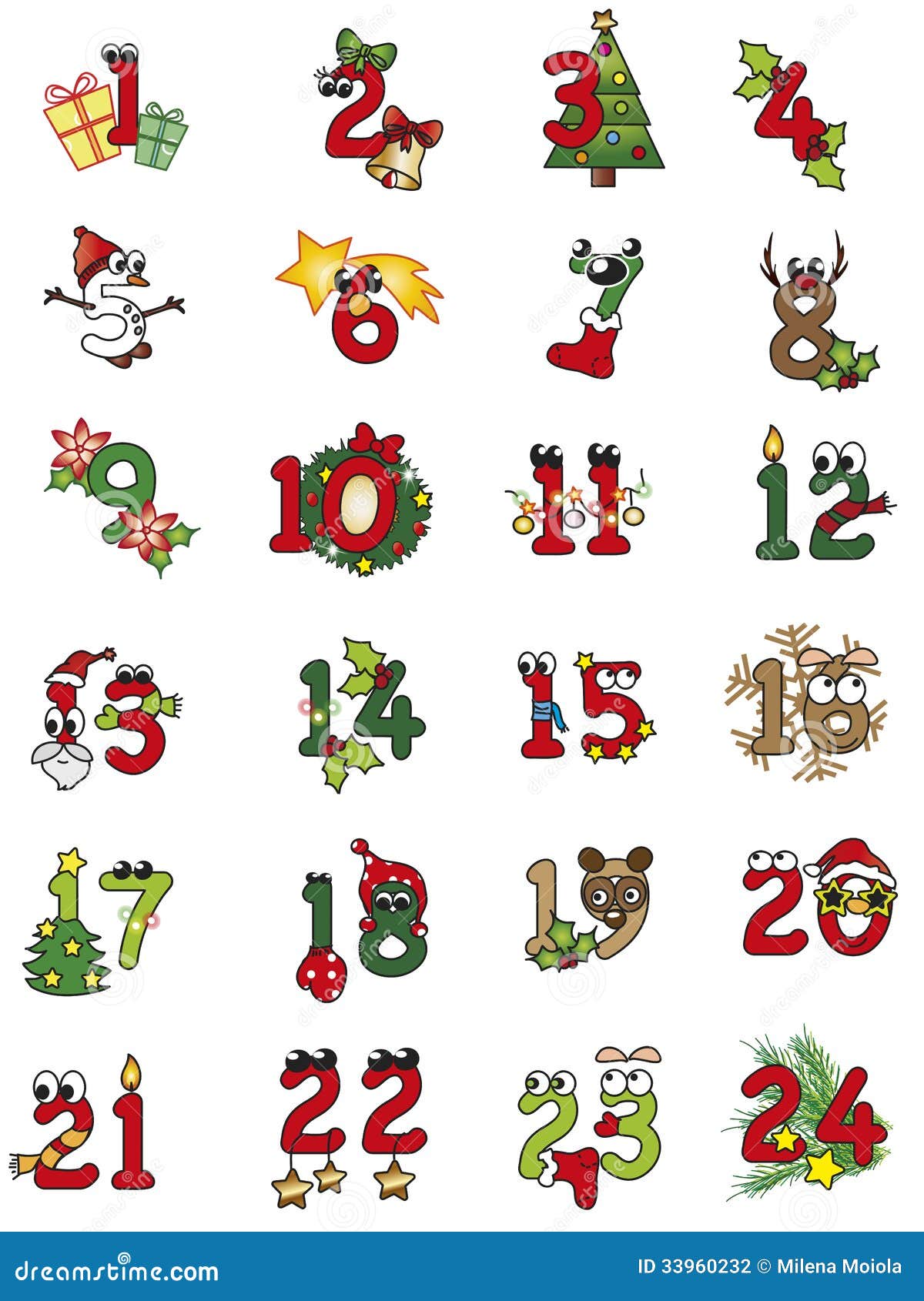 clip art numbers 1 25 - photo #29