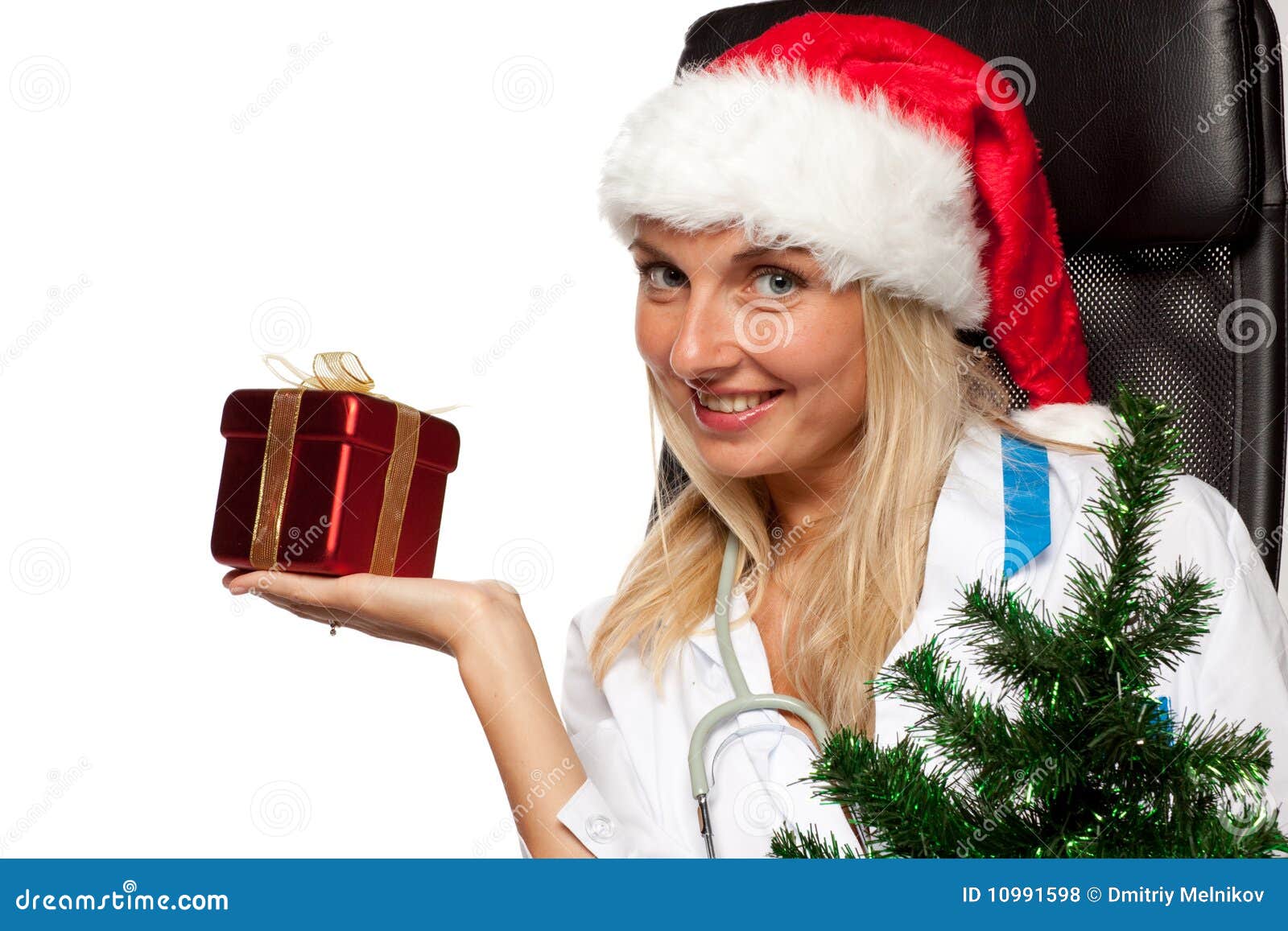 Christmas Nurse Royalty Free Stock Photos - Image: 10991598