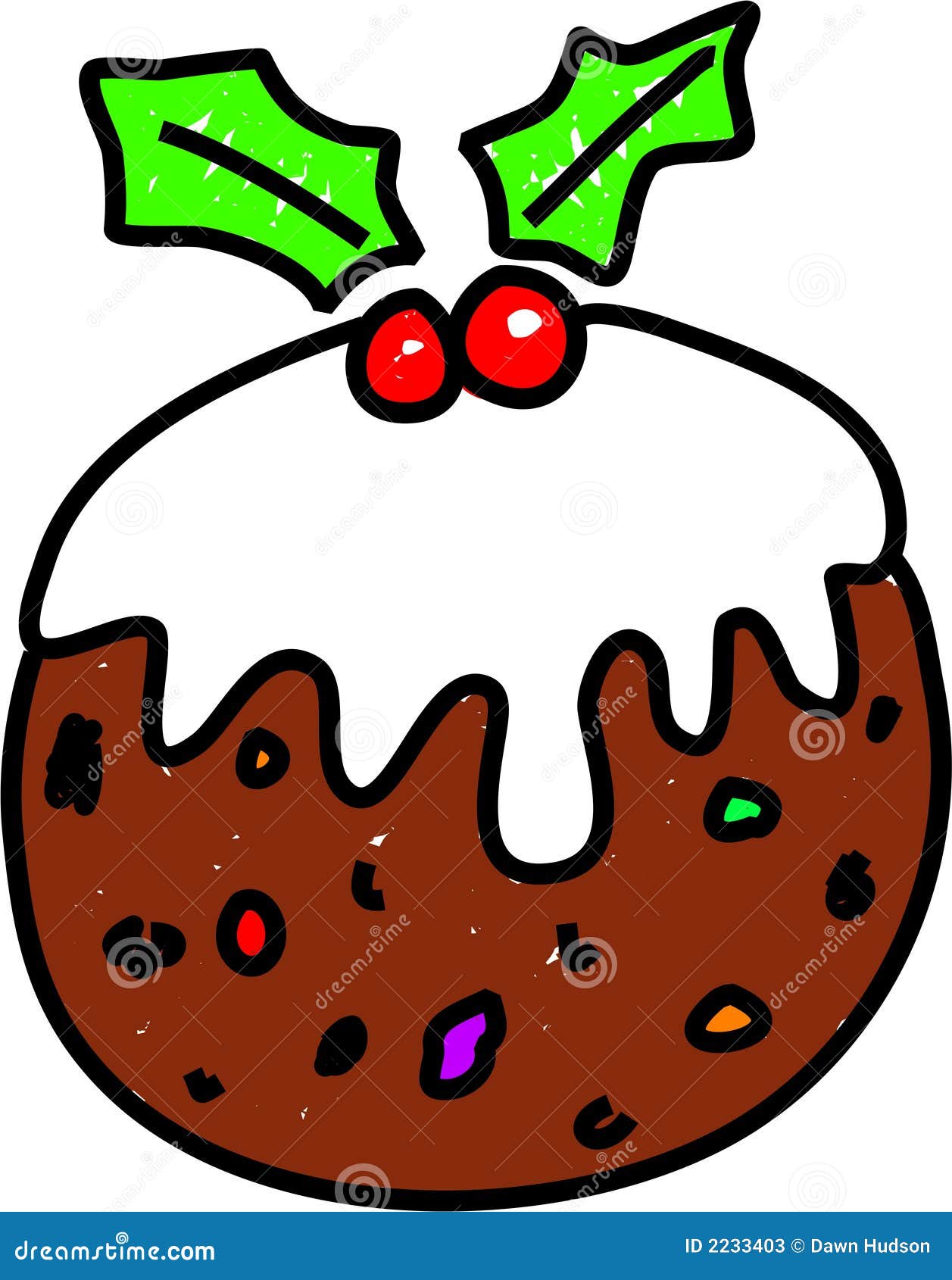 christmas pudding clipart - photo #10