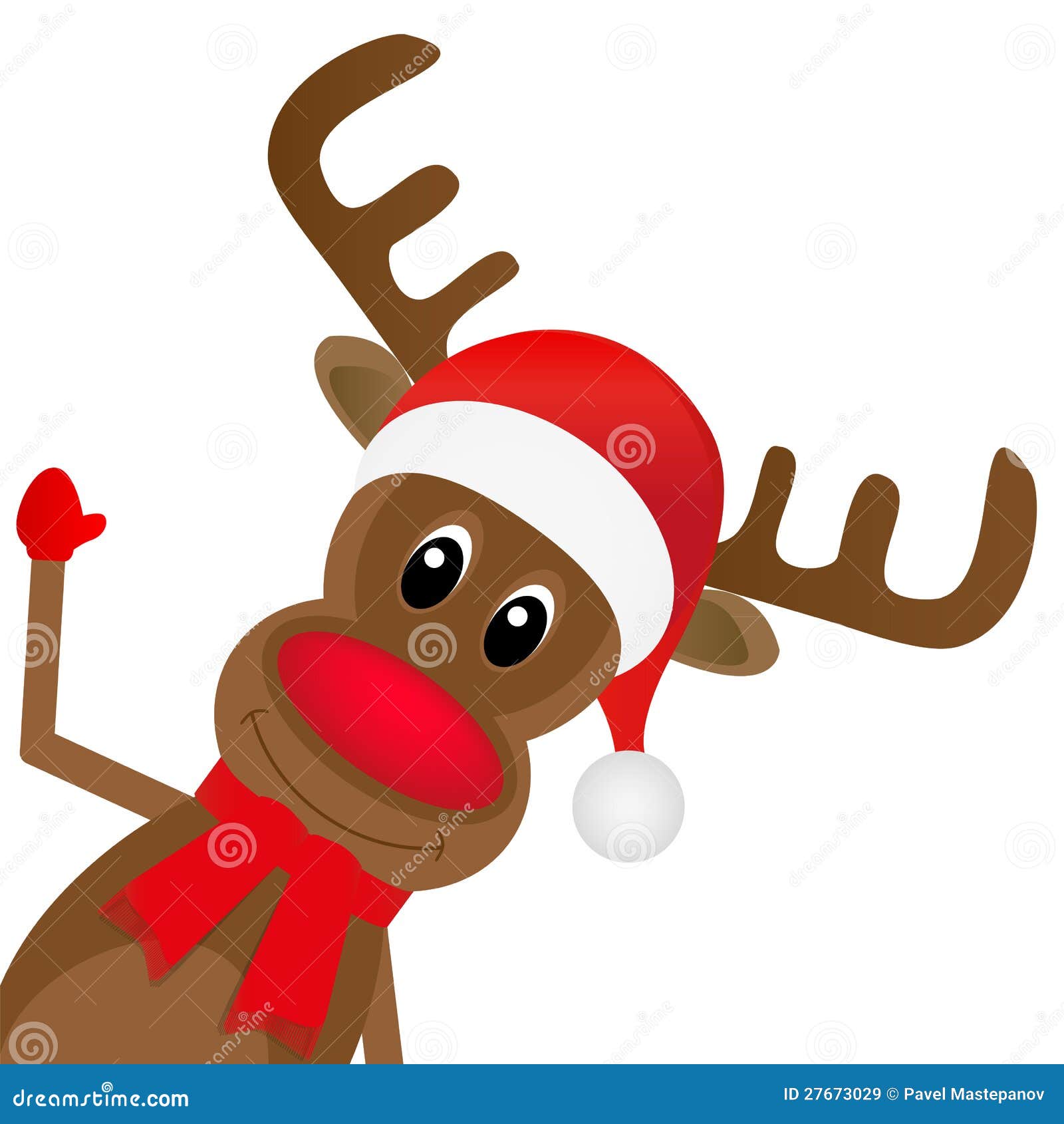 Christmas Reindeer Royalty Free Stock Images - Image: 27673029