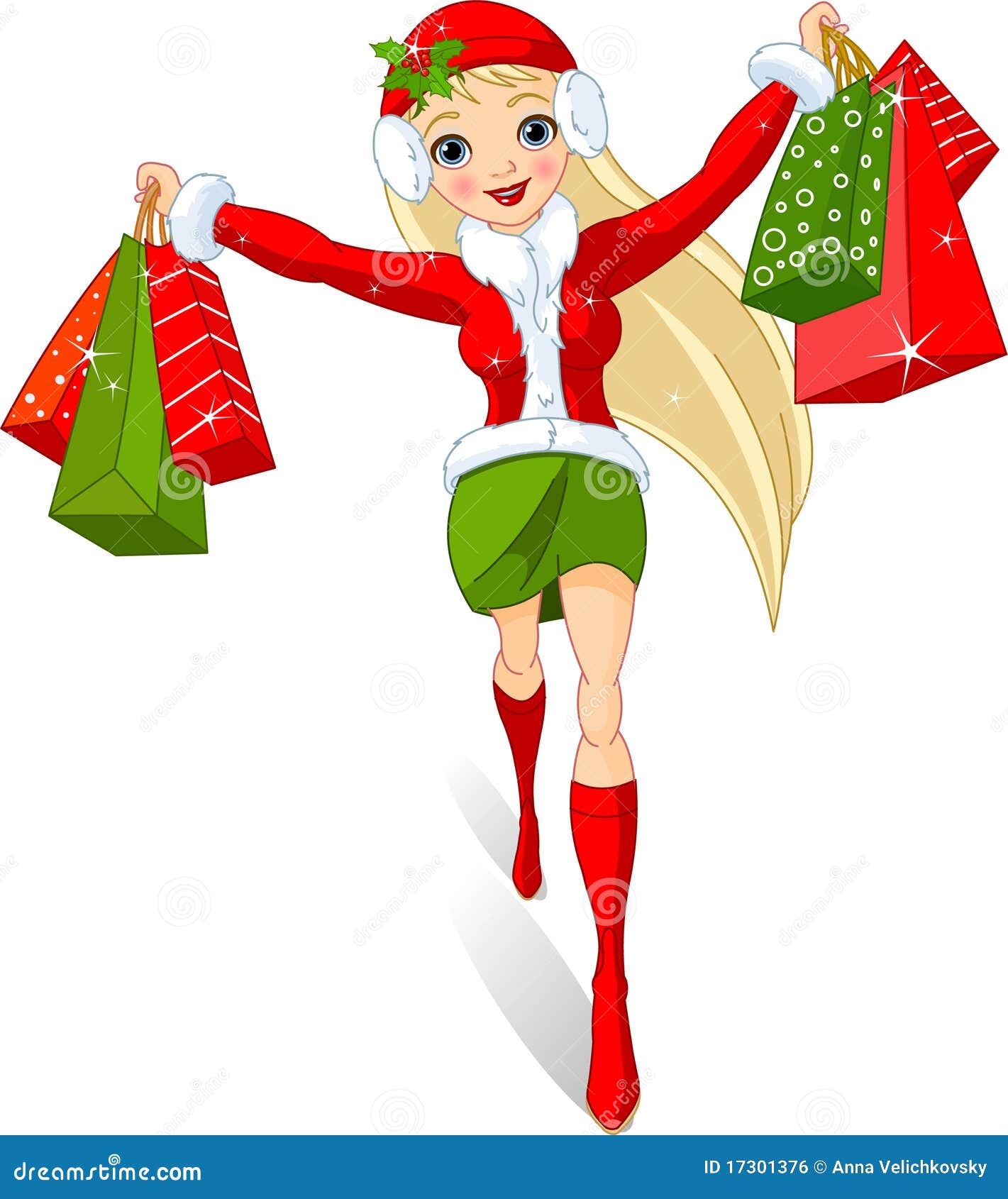 shopping girl clipart free - photo #32