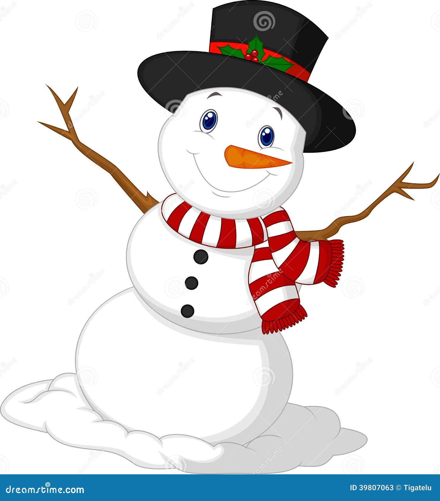 snowman hat clipart - photo #27