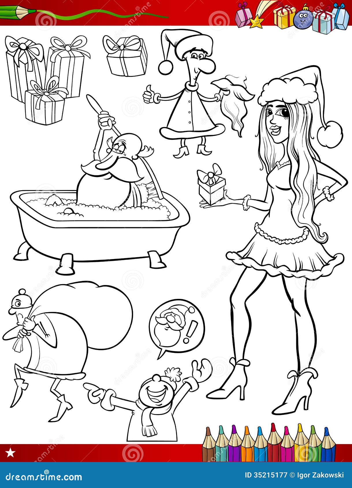 holiday themed coloring pages - photo #26
