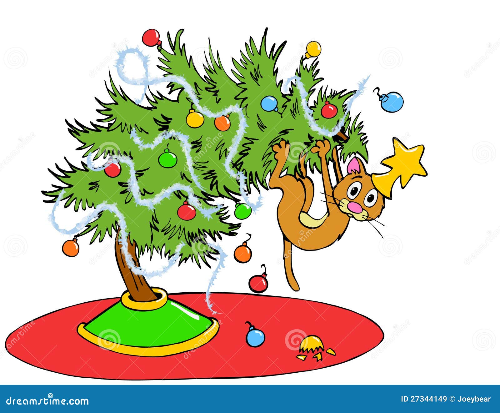 clipart cat in tree - photo #48