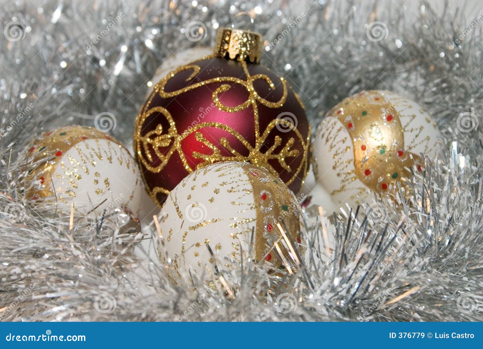 Christmas Tree Ornaments Royalty Free Stock Images  Image 376779