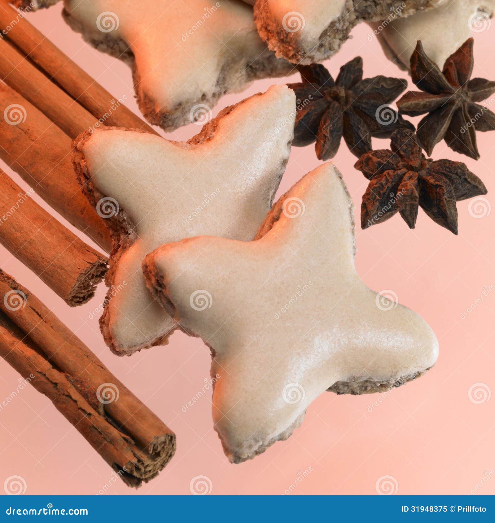 cinnamon stars and spice royalty free stock photo image anise christmas cookies