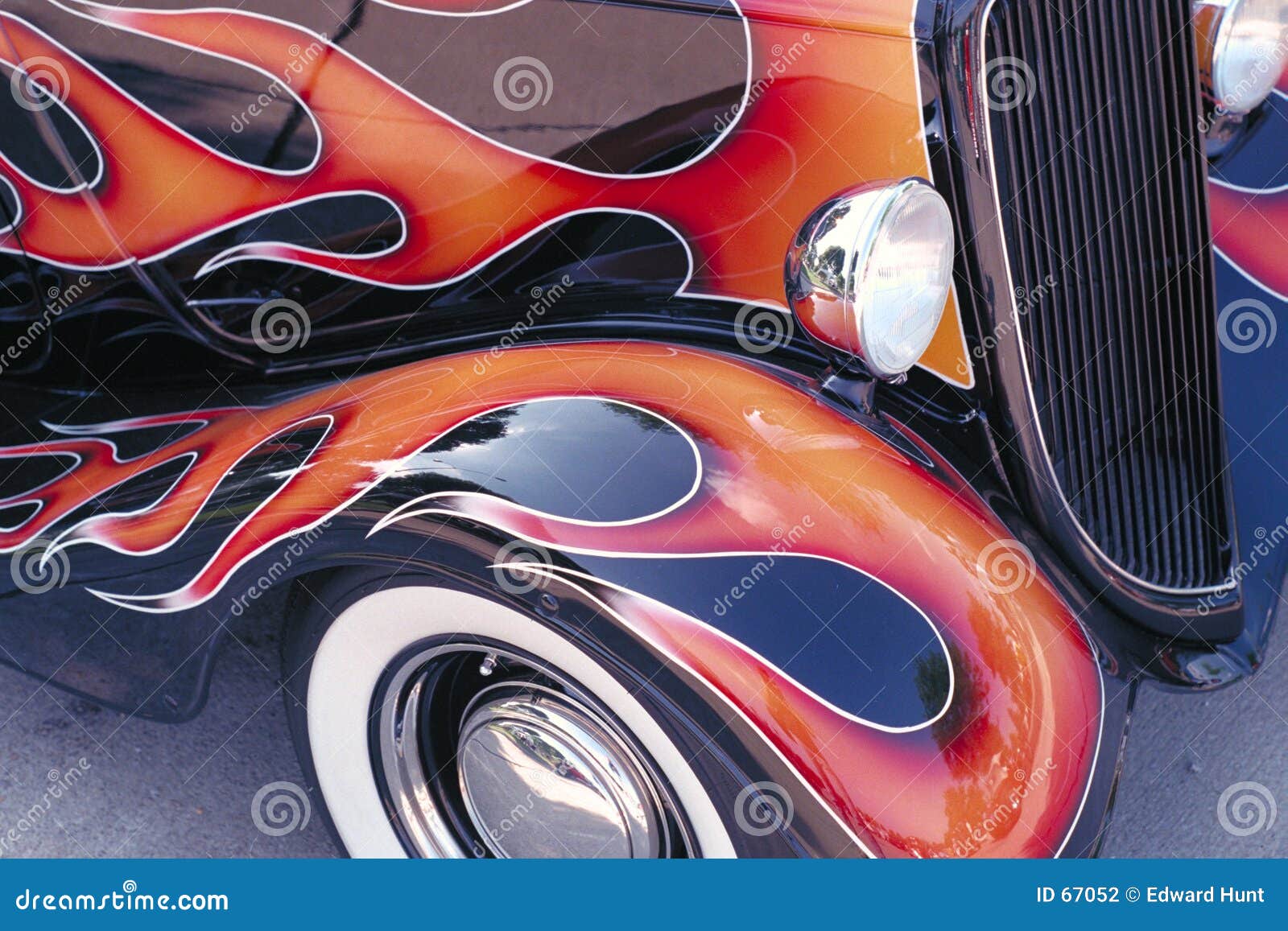 Classic Cars with Flames