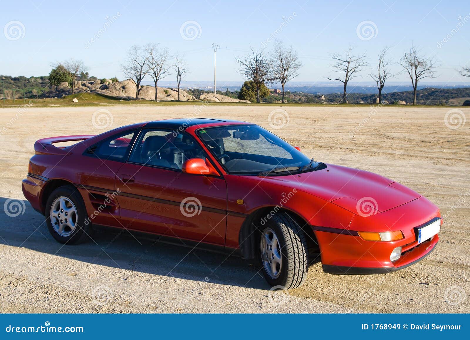 Classic Red Sports Car. Royalty Free Stock Images  Image: 1768949