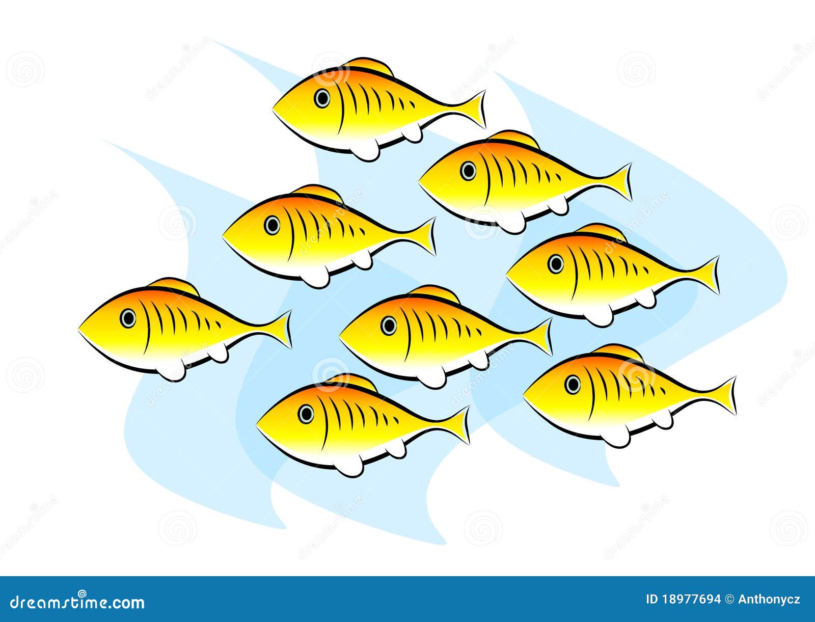 free school of fish clipart - photo #31