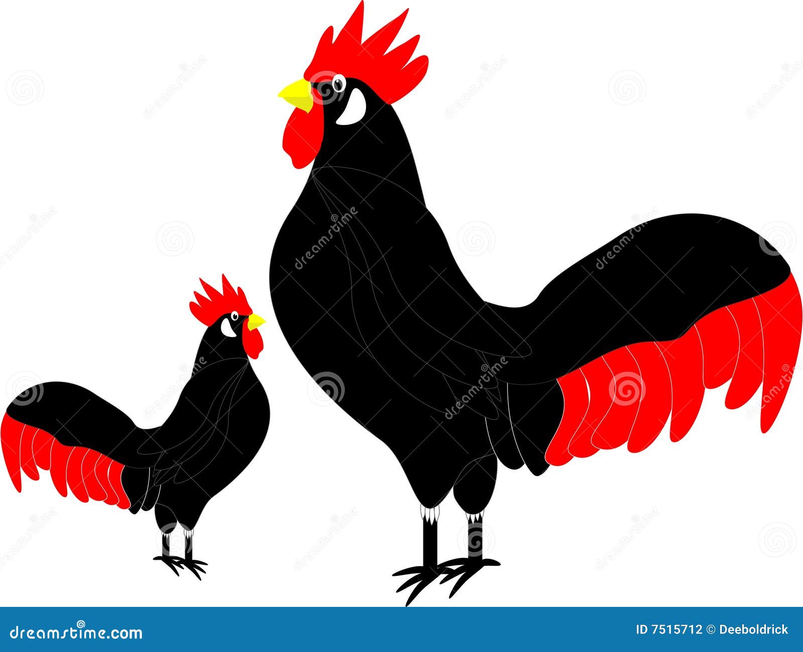 red rooster clipart - photo #23