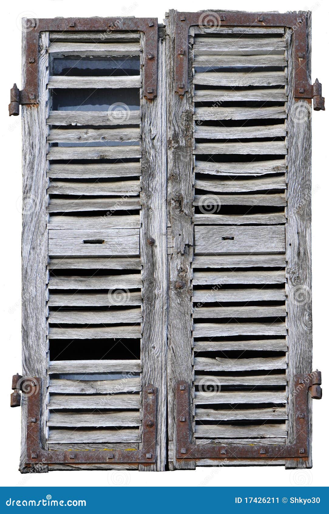 Old Wood Window Shutter