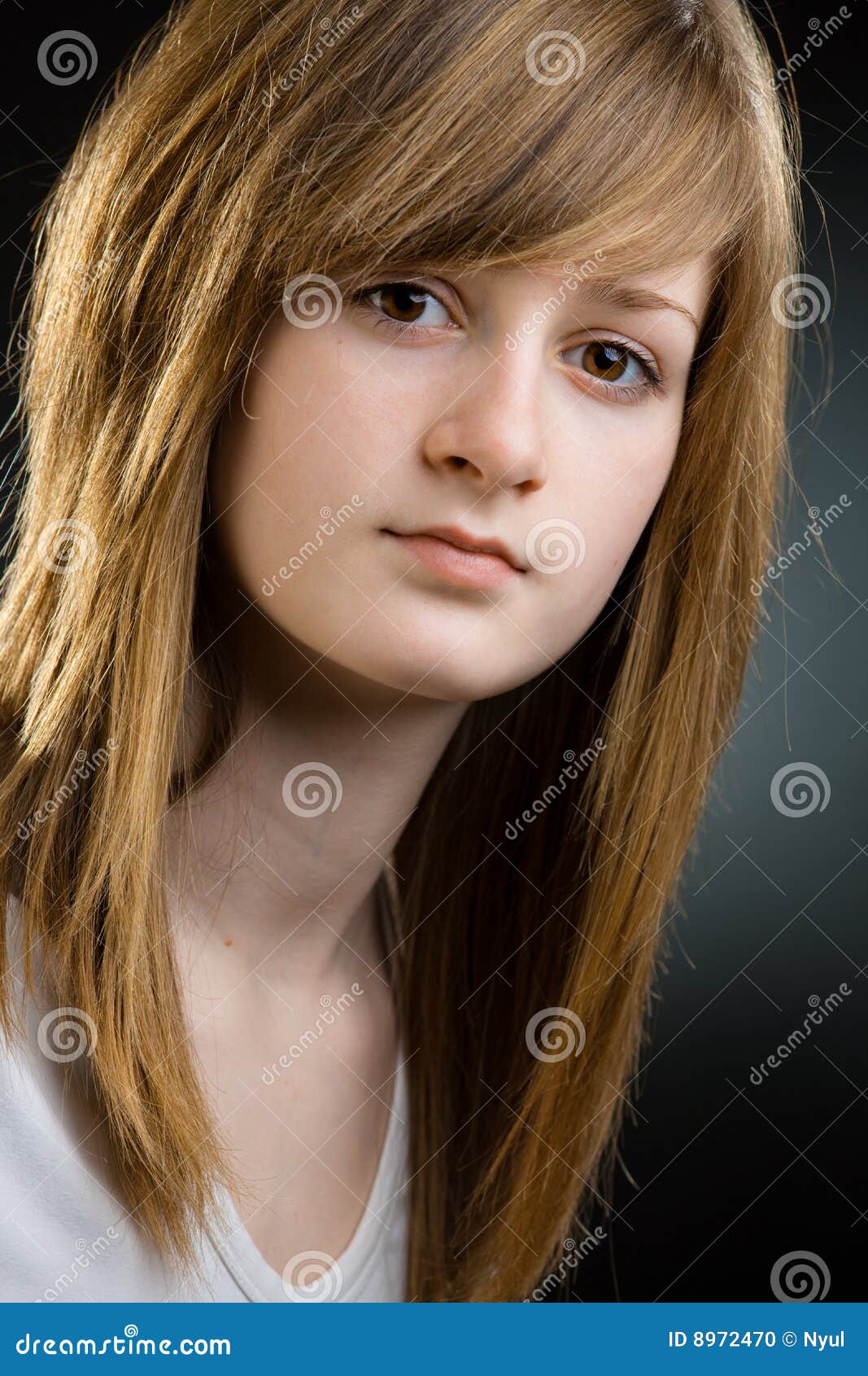 Closeup Portrait Of Teen Girl Stock Photo Image 89724