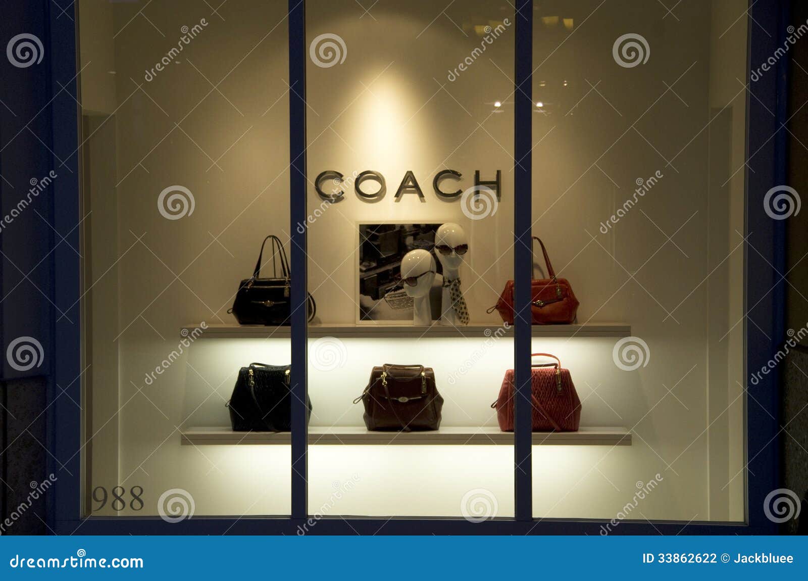 Editorial Photography: Coach handbag purse store