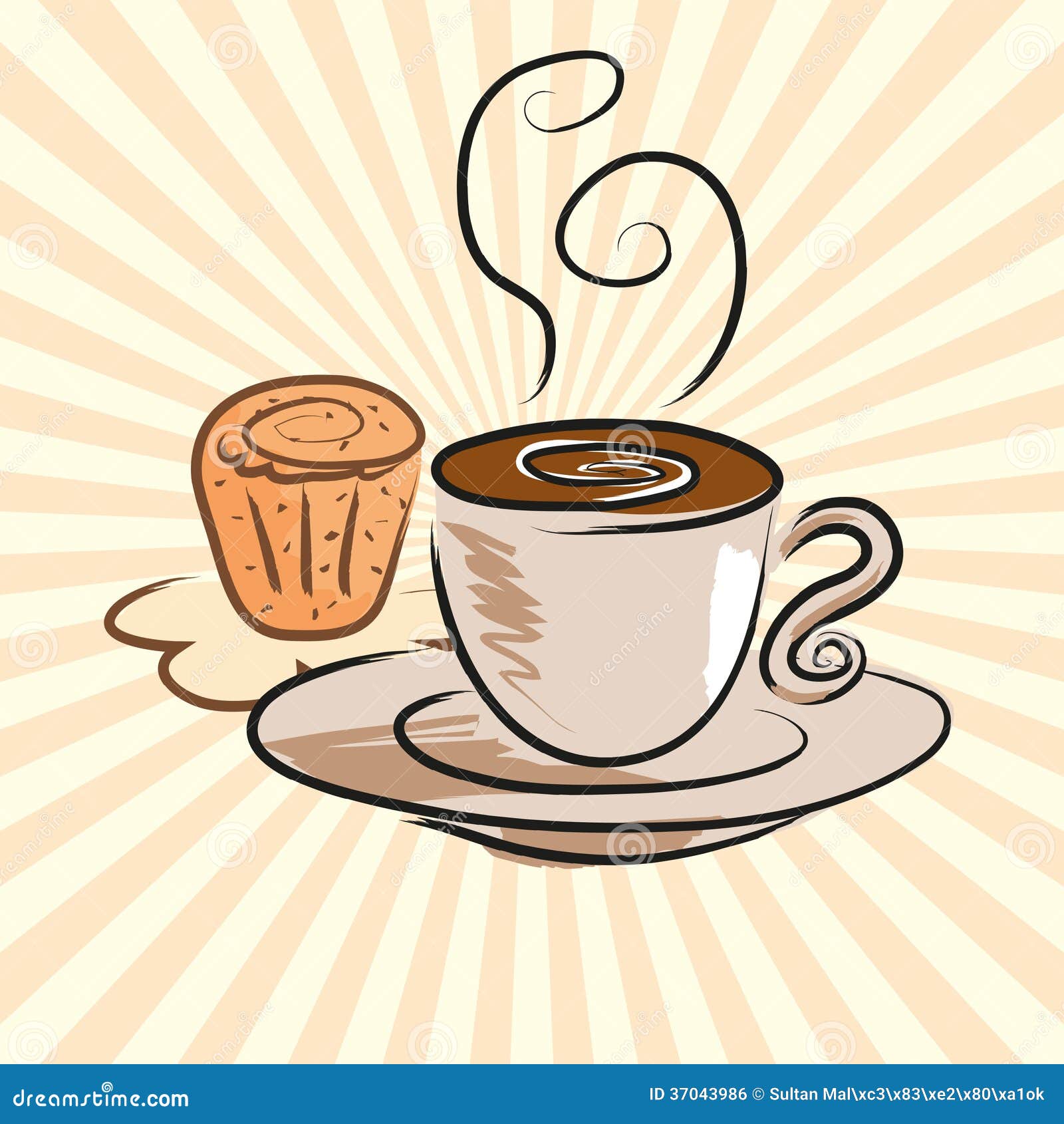 Coffee And Cake Royalty Free Stock Image - Image: 37043986