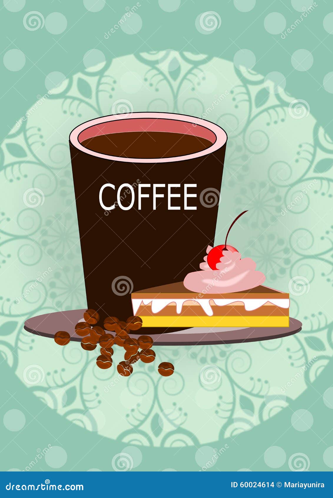 clipart coffee and cake - photo #35