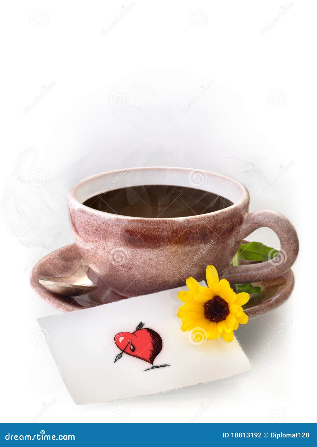 Coffee And Lovenote Stock Photography  Image: 18813192