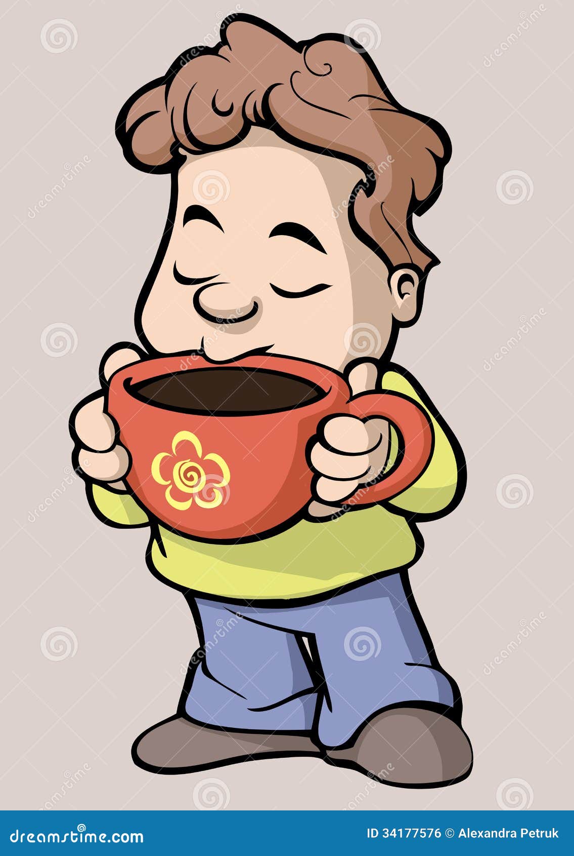 clipart drinking coffee - photo #3