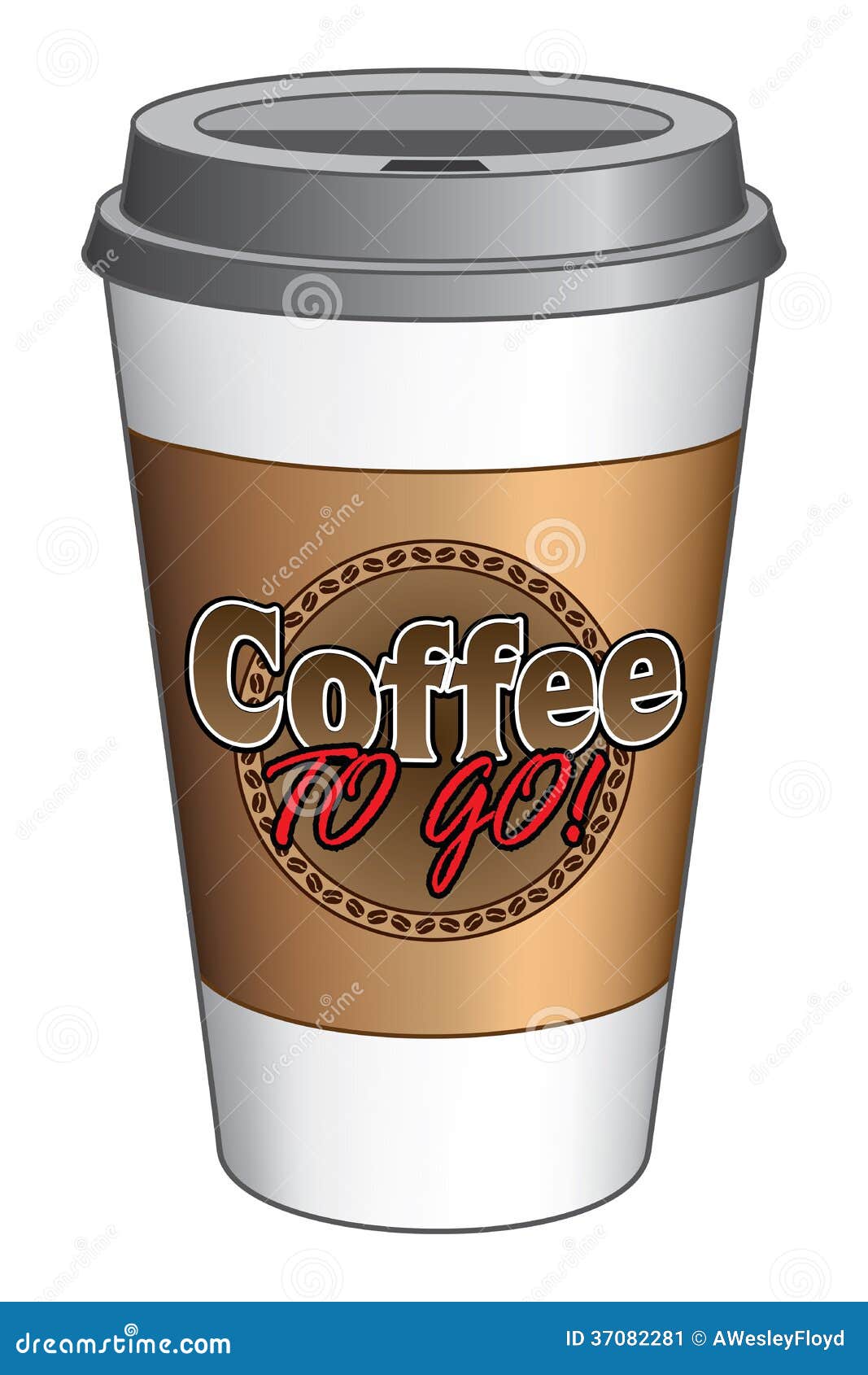 Coffee To Go Cup Stock Image - Image: 37082281