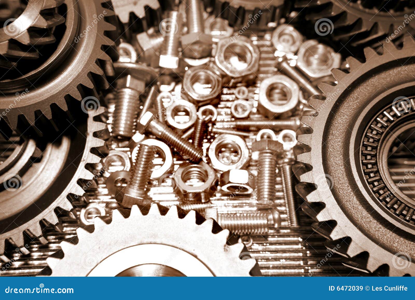 Cogs, Nuts And Olts Royalty Free Stock Images - Image: 6472039