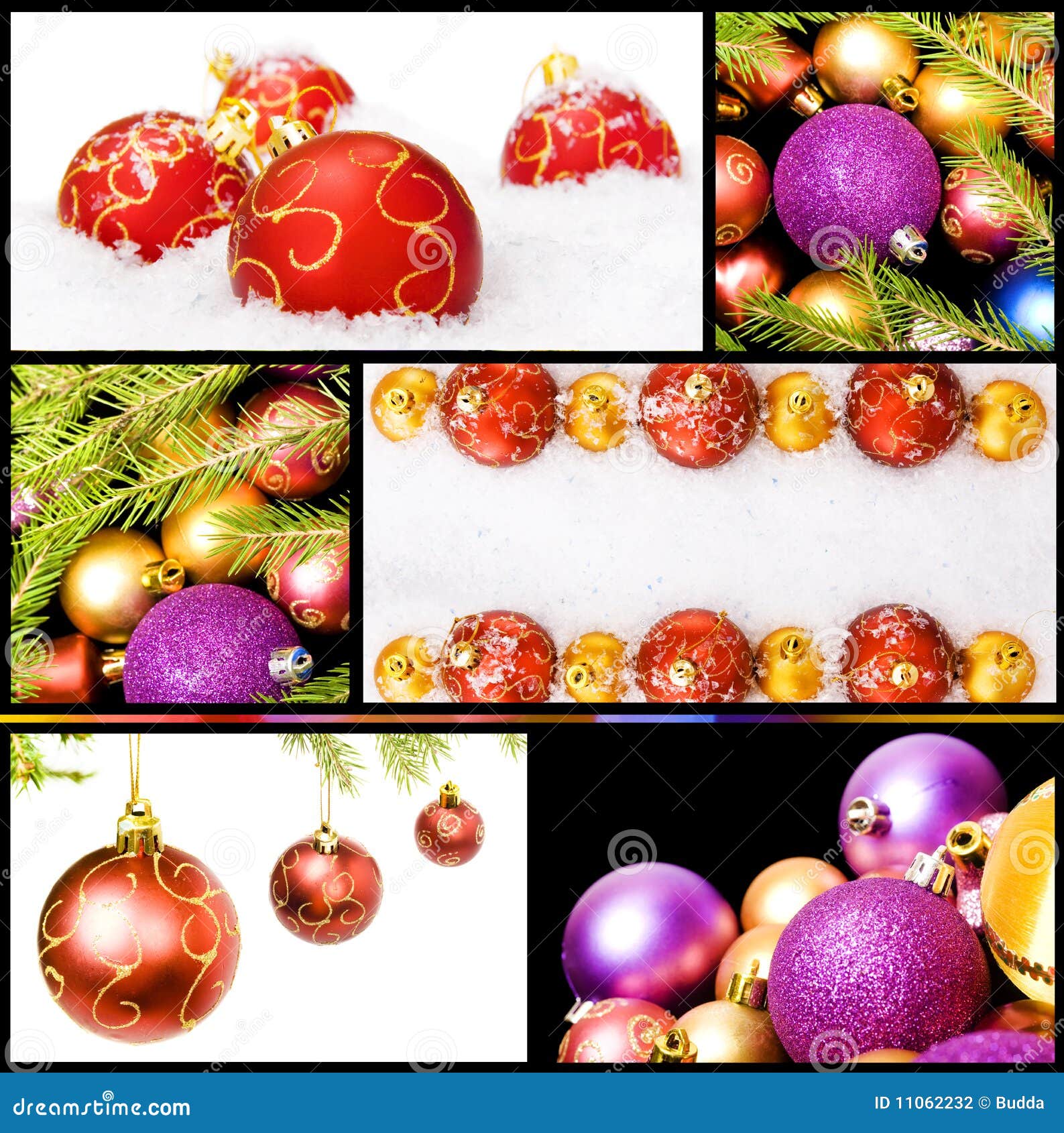 collage de las decoraciones de la navidad fotografía de montana christmas cards