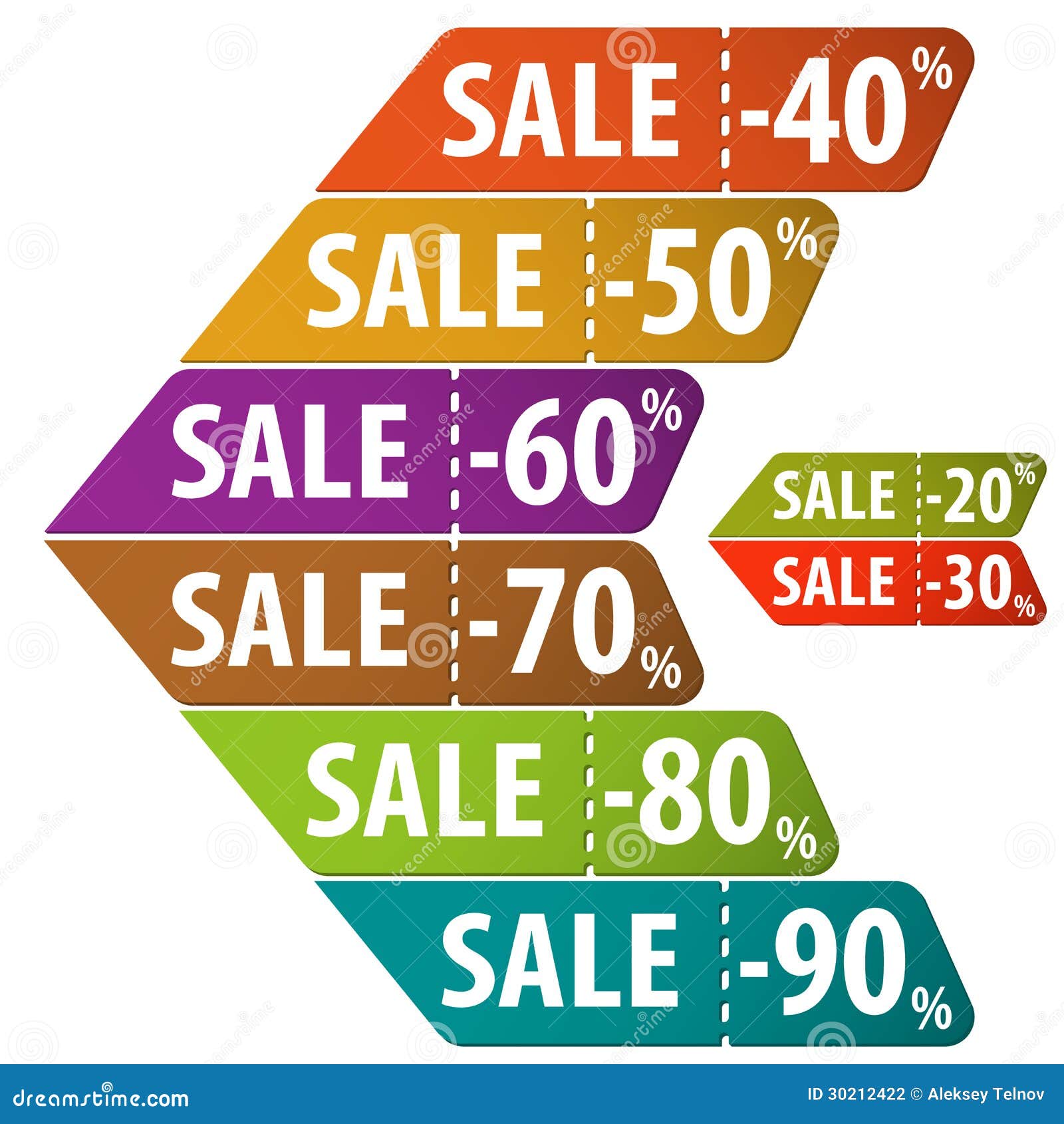 Tear off coupons