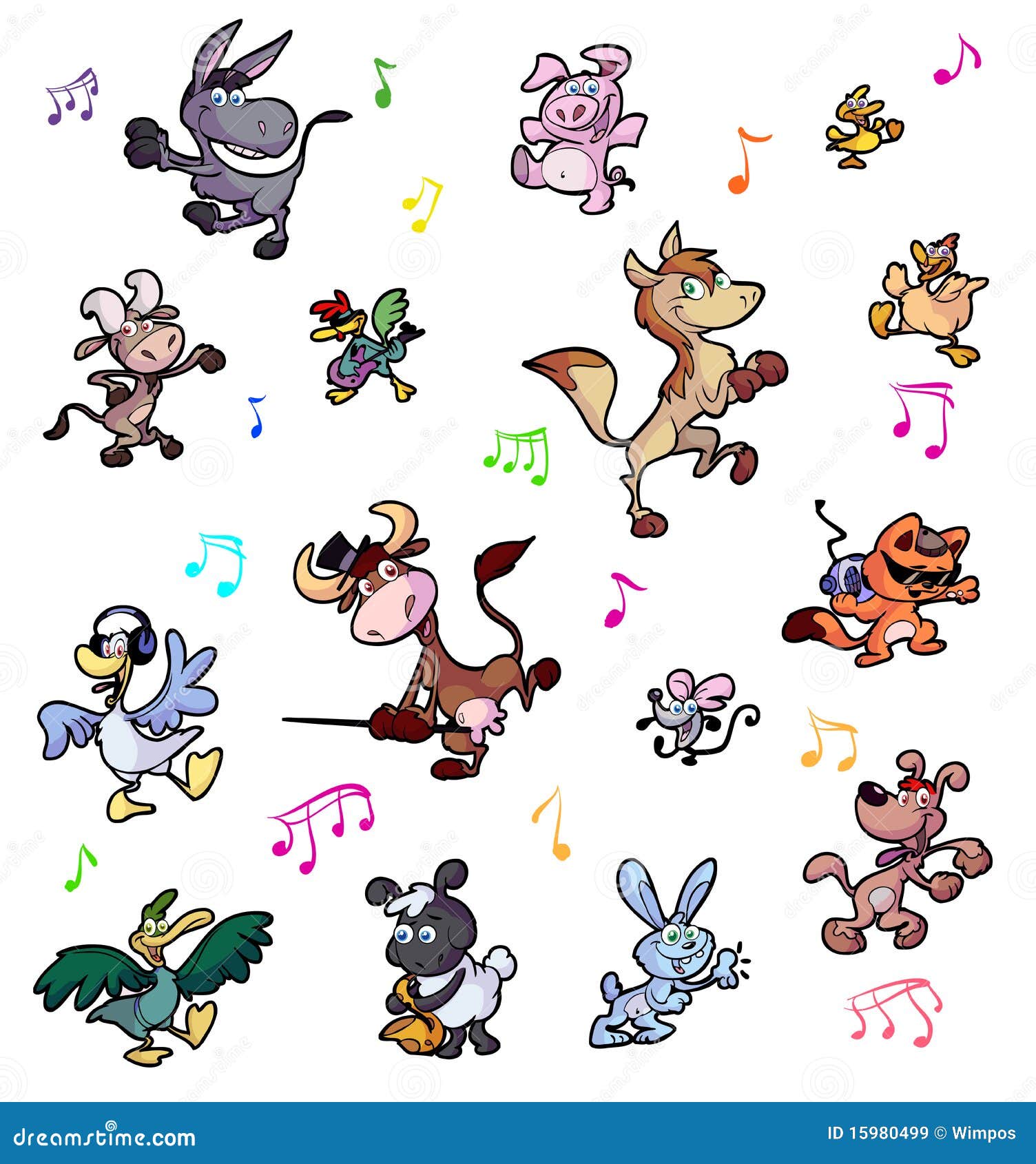 clipart dancing animals - photo #31