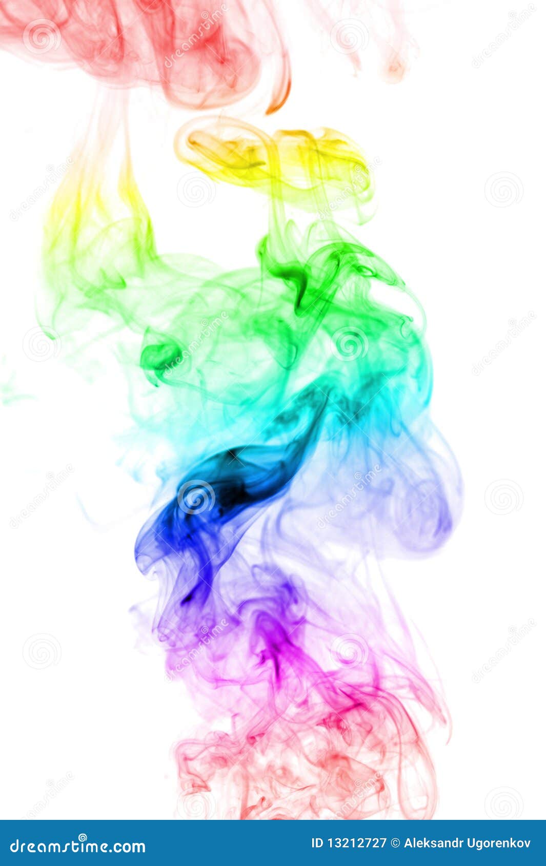 Color Smoke Isolated On White Background Royalty Free Stock Photography