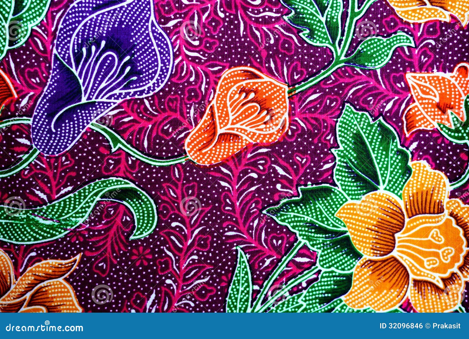 Batik Fabric Colorful batik cloth fabric