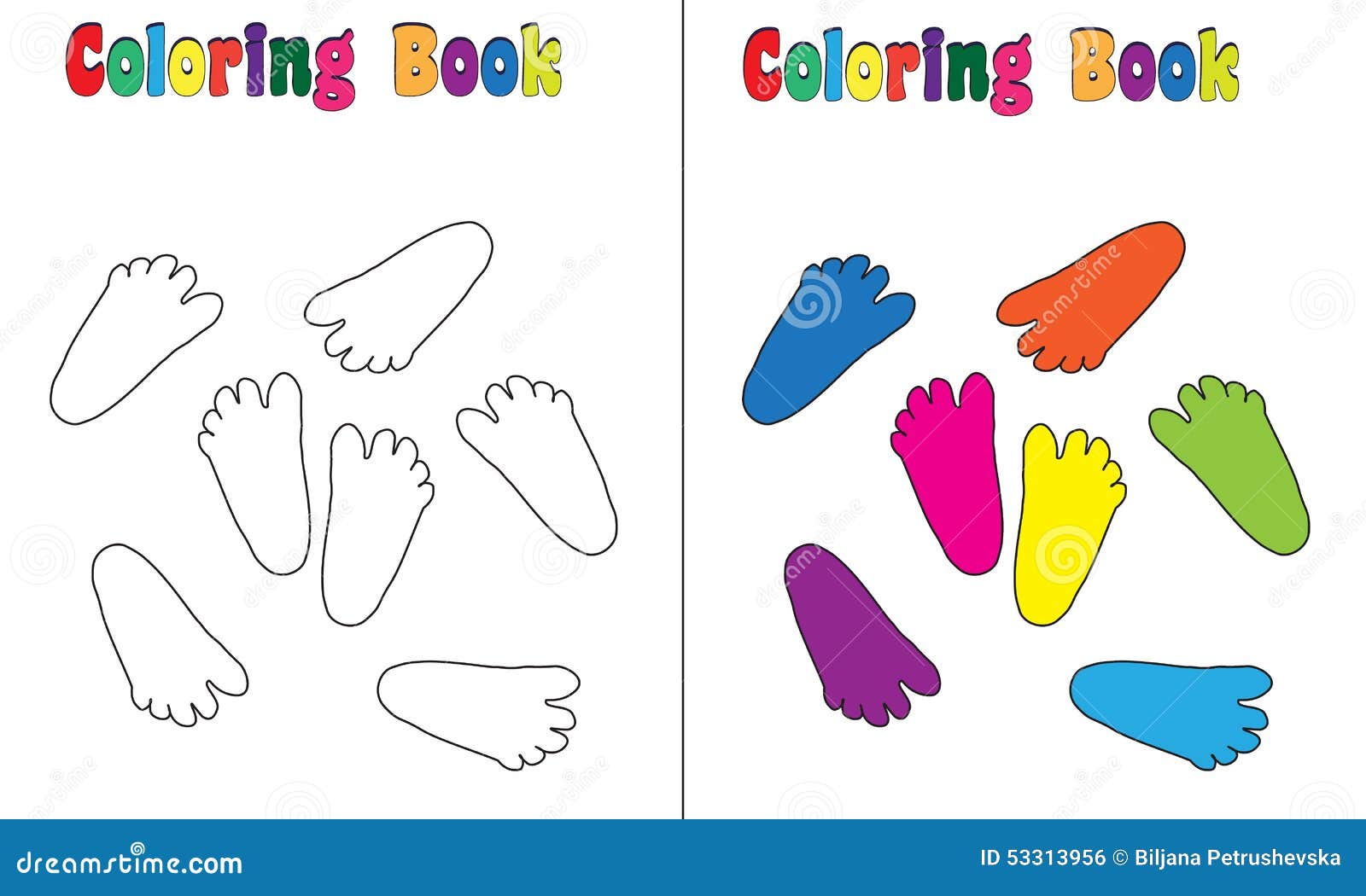babies feet coloring pages - photo #50
