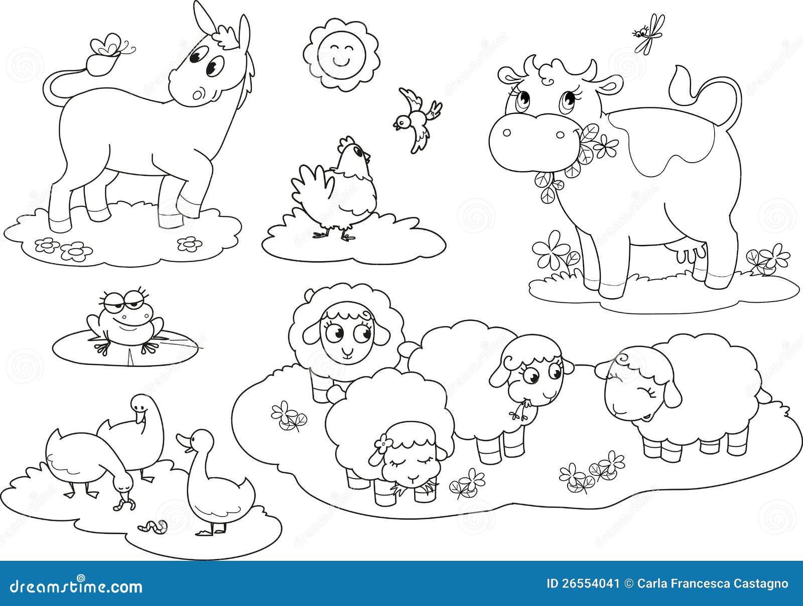 coloring farm animals 2