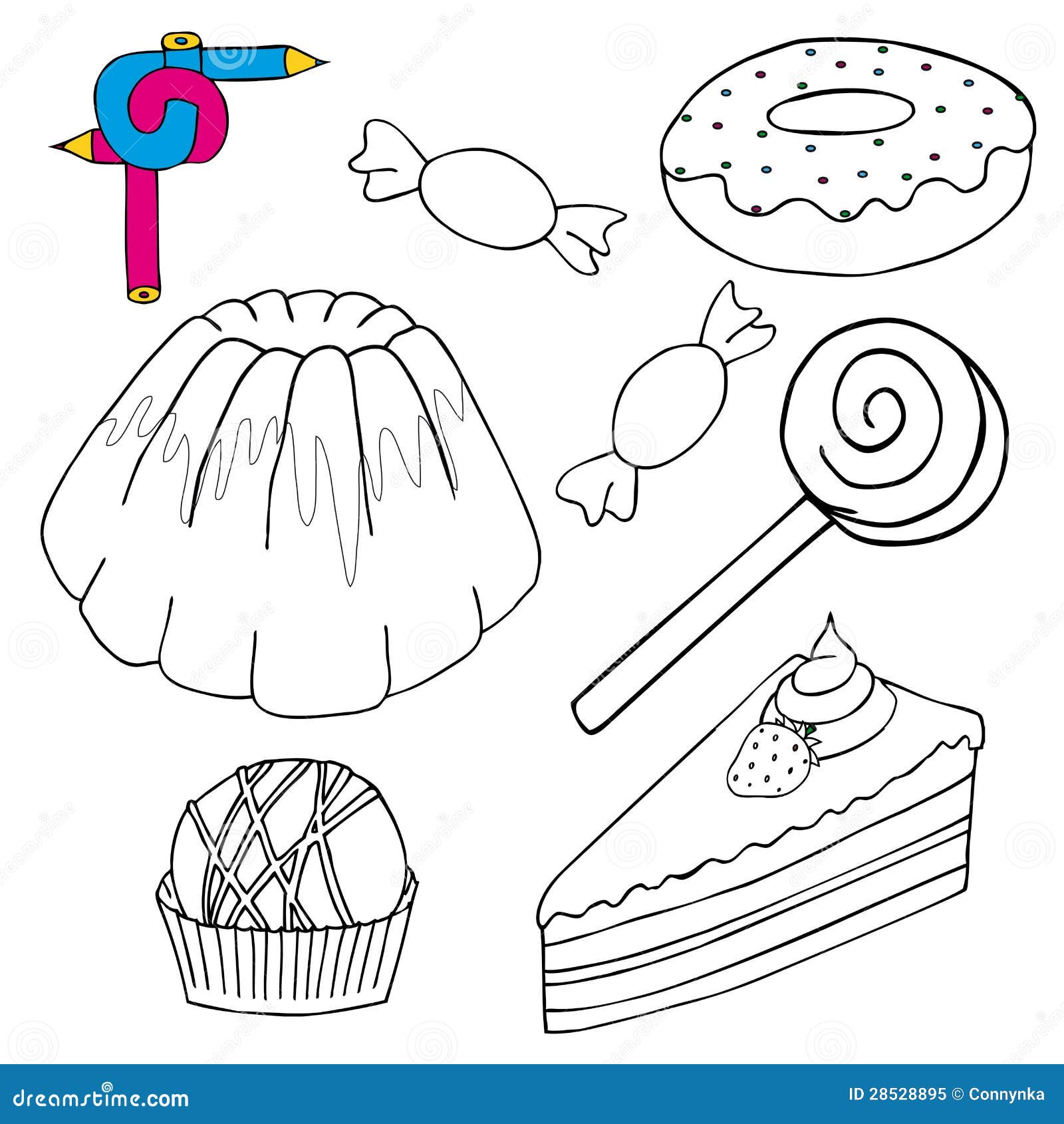 cake coloring pages with congratulations - photo #6