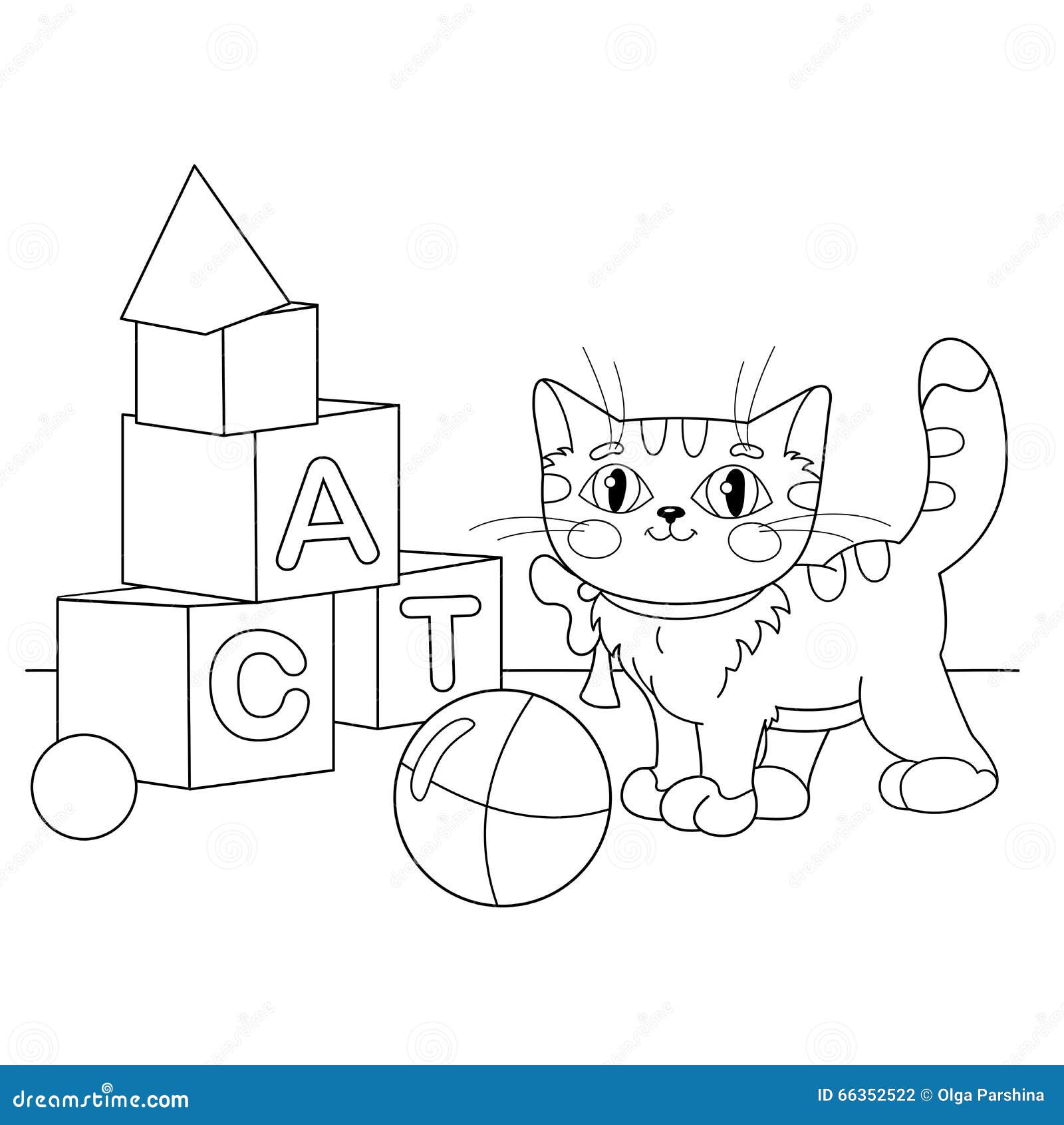 Shopkins Toys Coloring Pages Alltoys Page Outline Cartoon Cat Playing