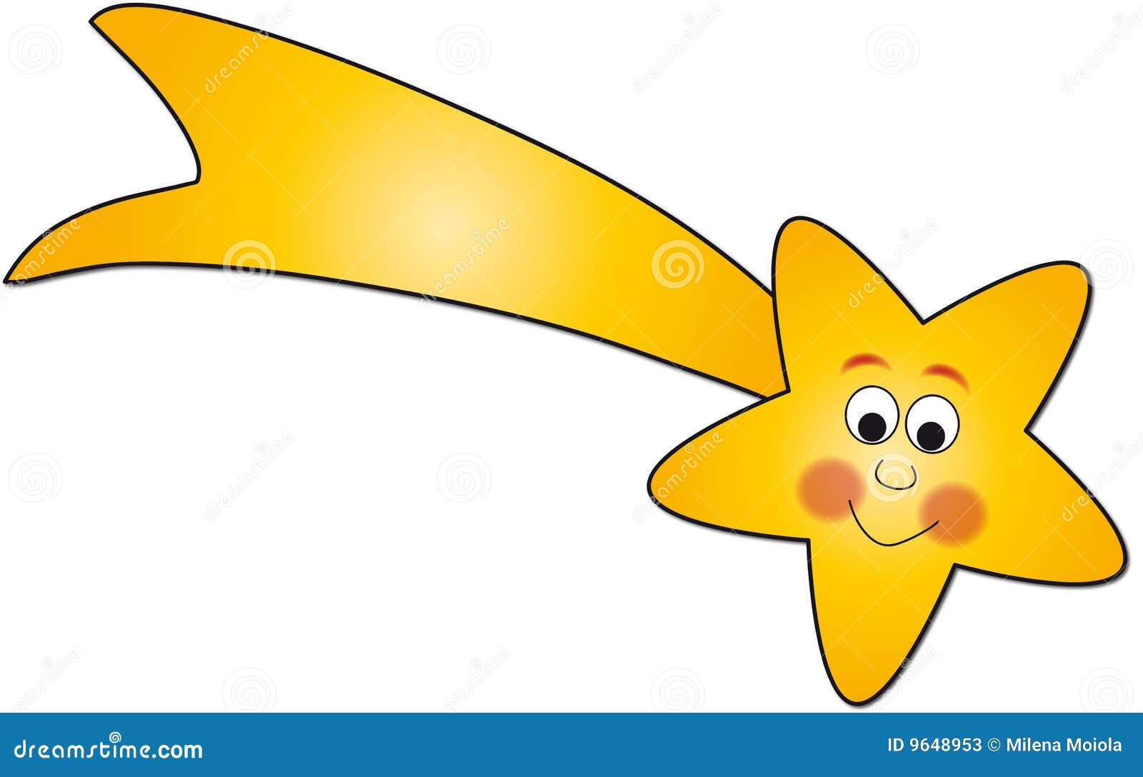 Comet Illustration Stock Photos - Image: 9648953