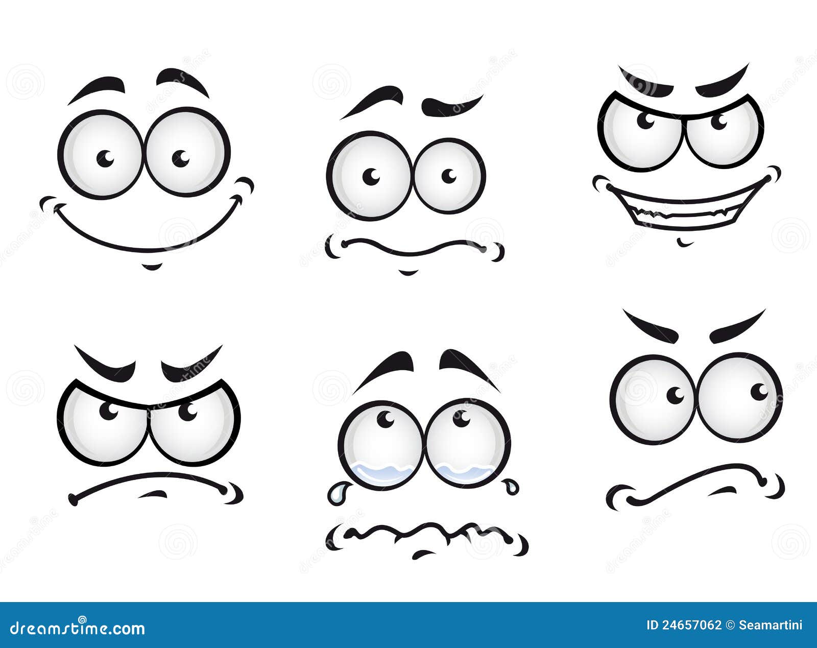 Comics Faces Stock Photography - Image: 24657062