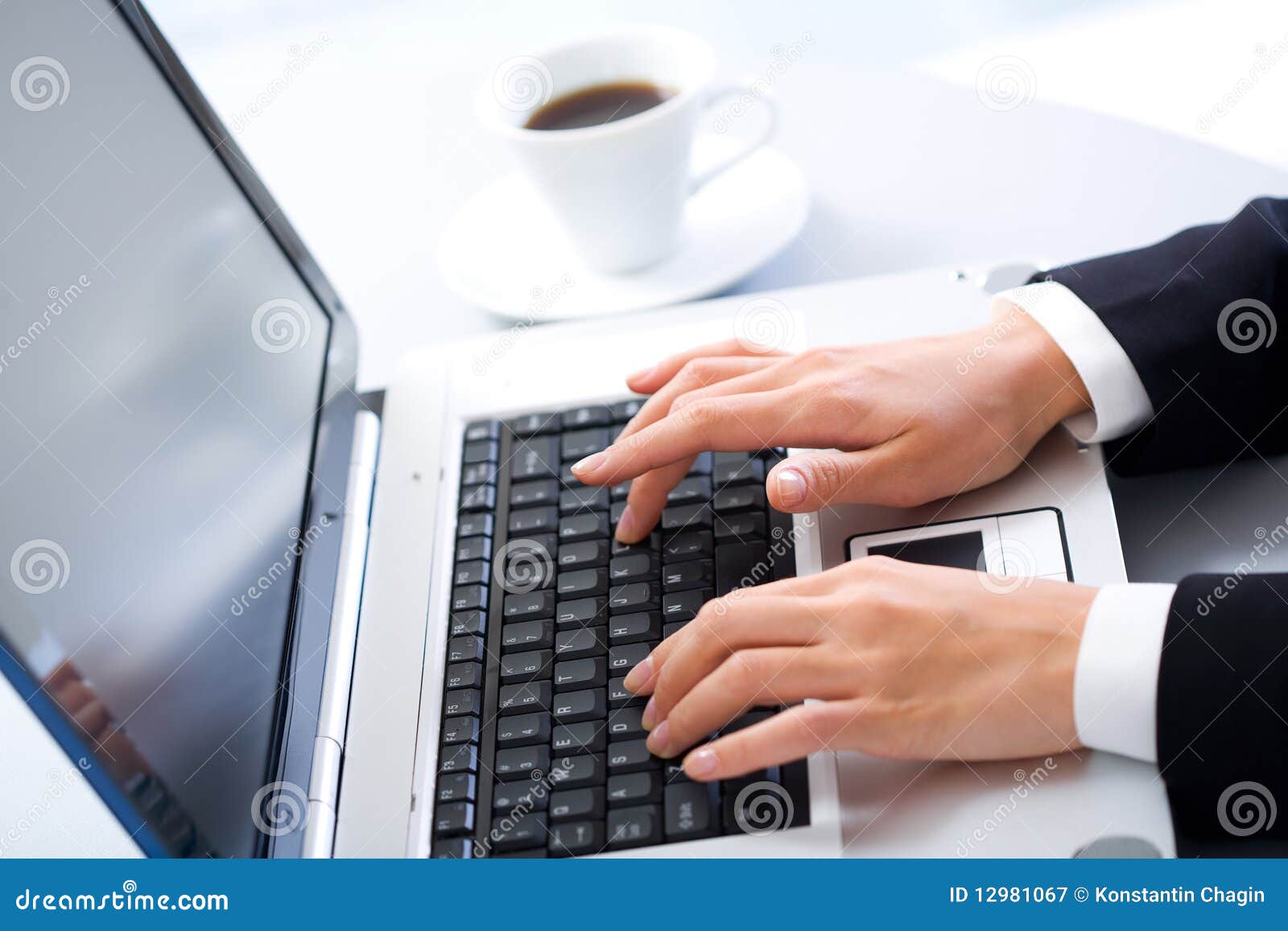 Computer Work Royalty Free Stock Photography - Image: 12981067