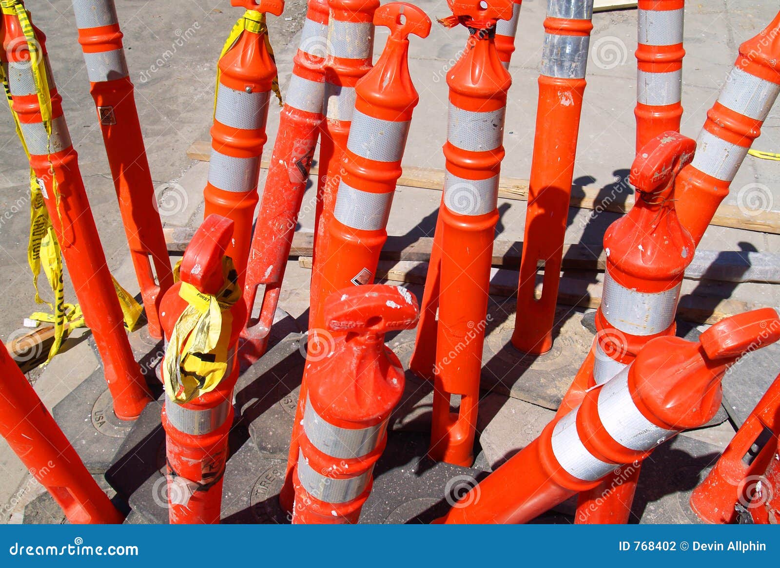 Construction Cones Stock Photography Image 768402
