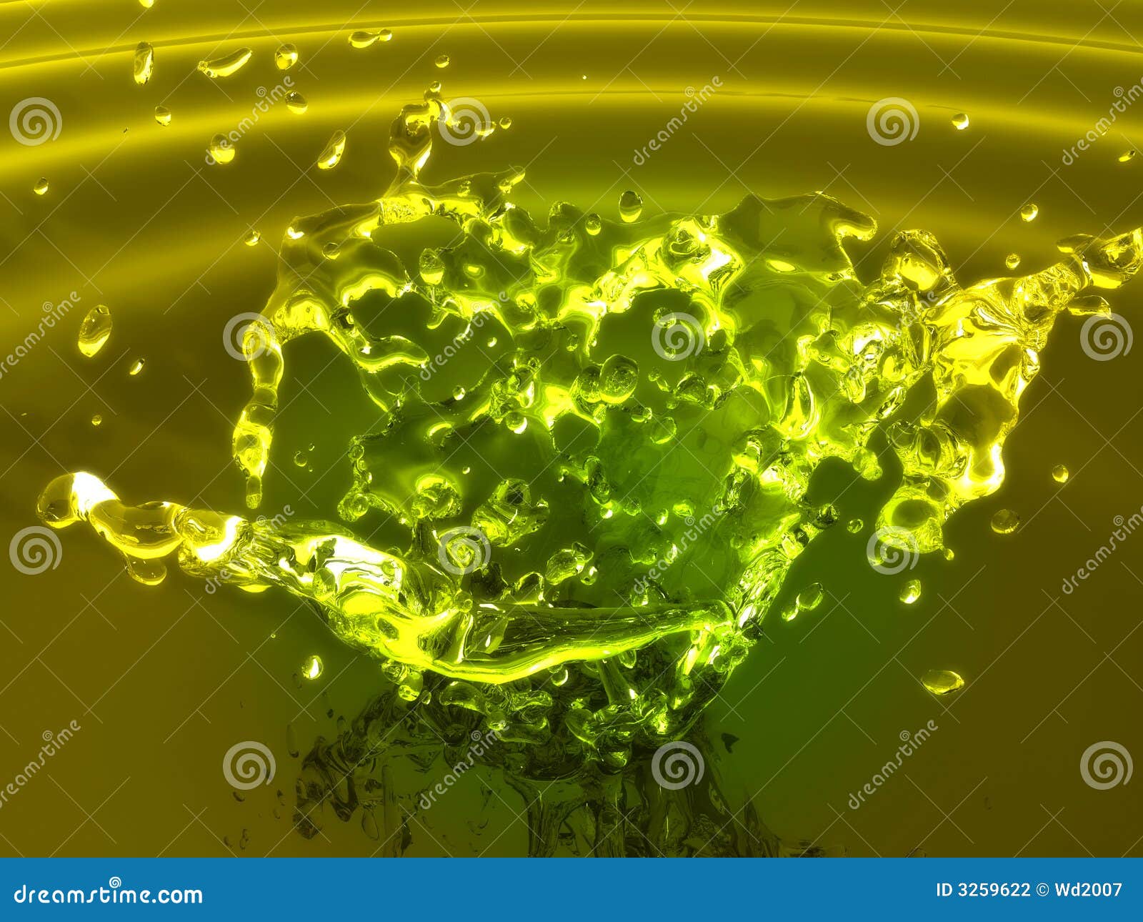 Cool Water Splash Stock Photography Image 3259622