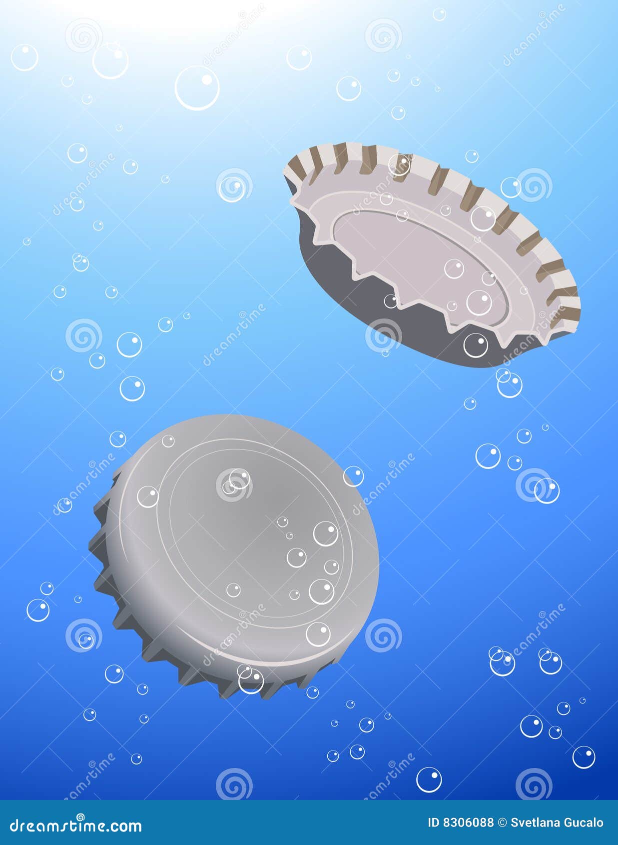 Cork In The Water Royalty Free Stock Photos Image 8306088