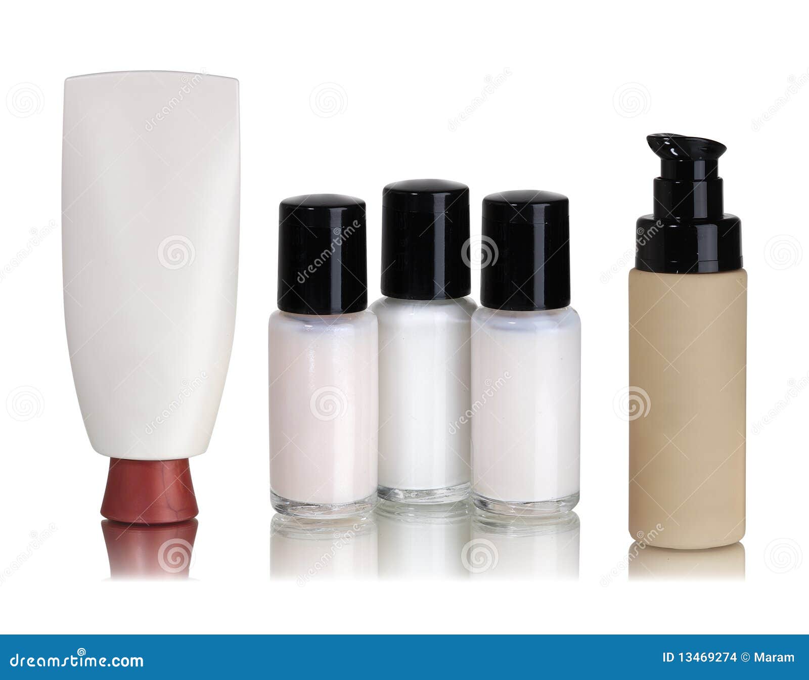 Cosmetics containers stock images - image: 13469274.