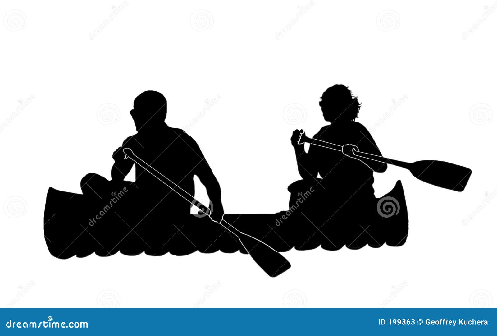 kayak clipart black and white - photo #48