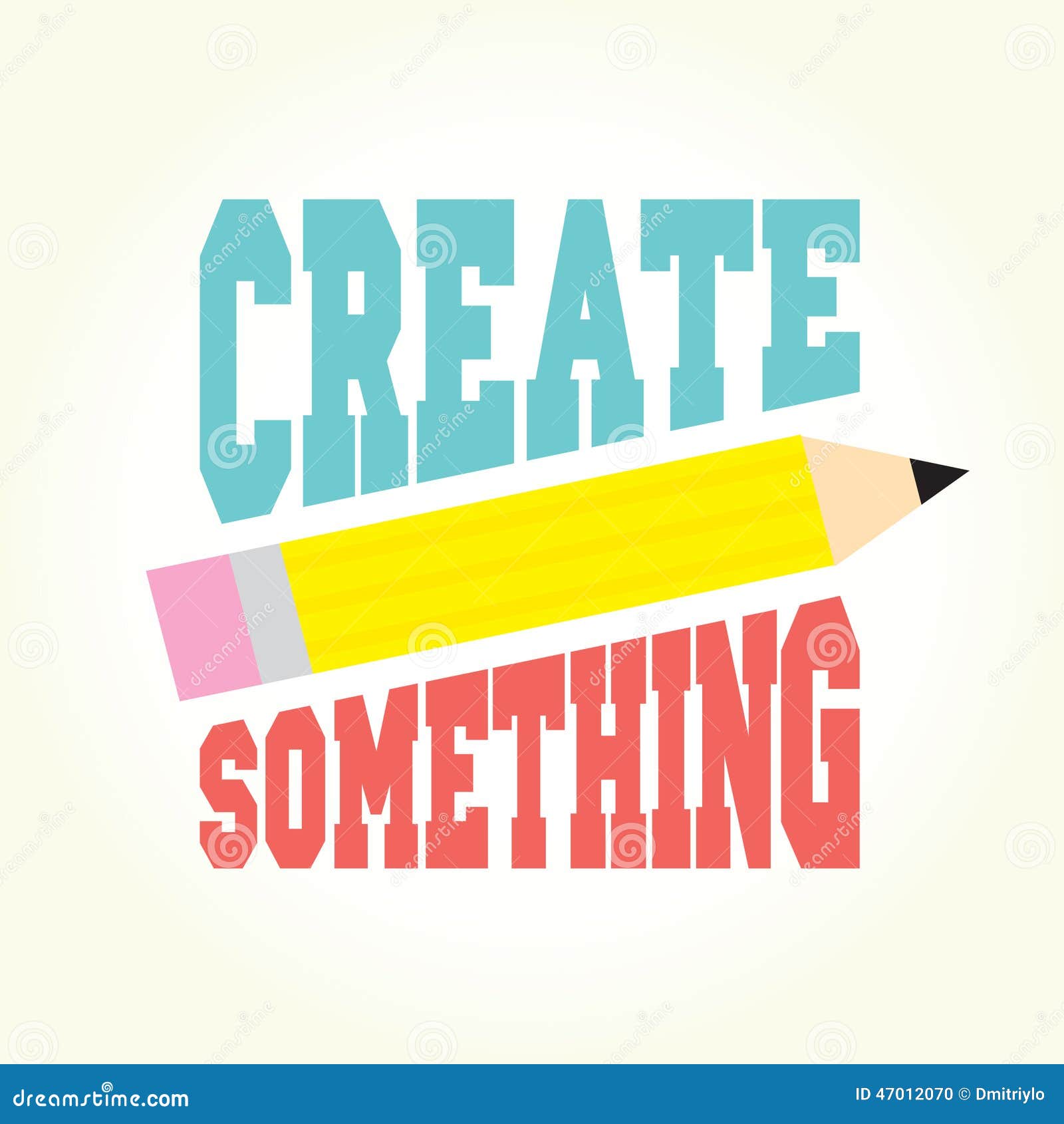 Create Something Stock Vector - Image: 47012070