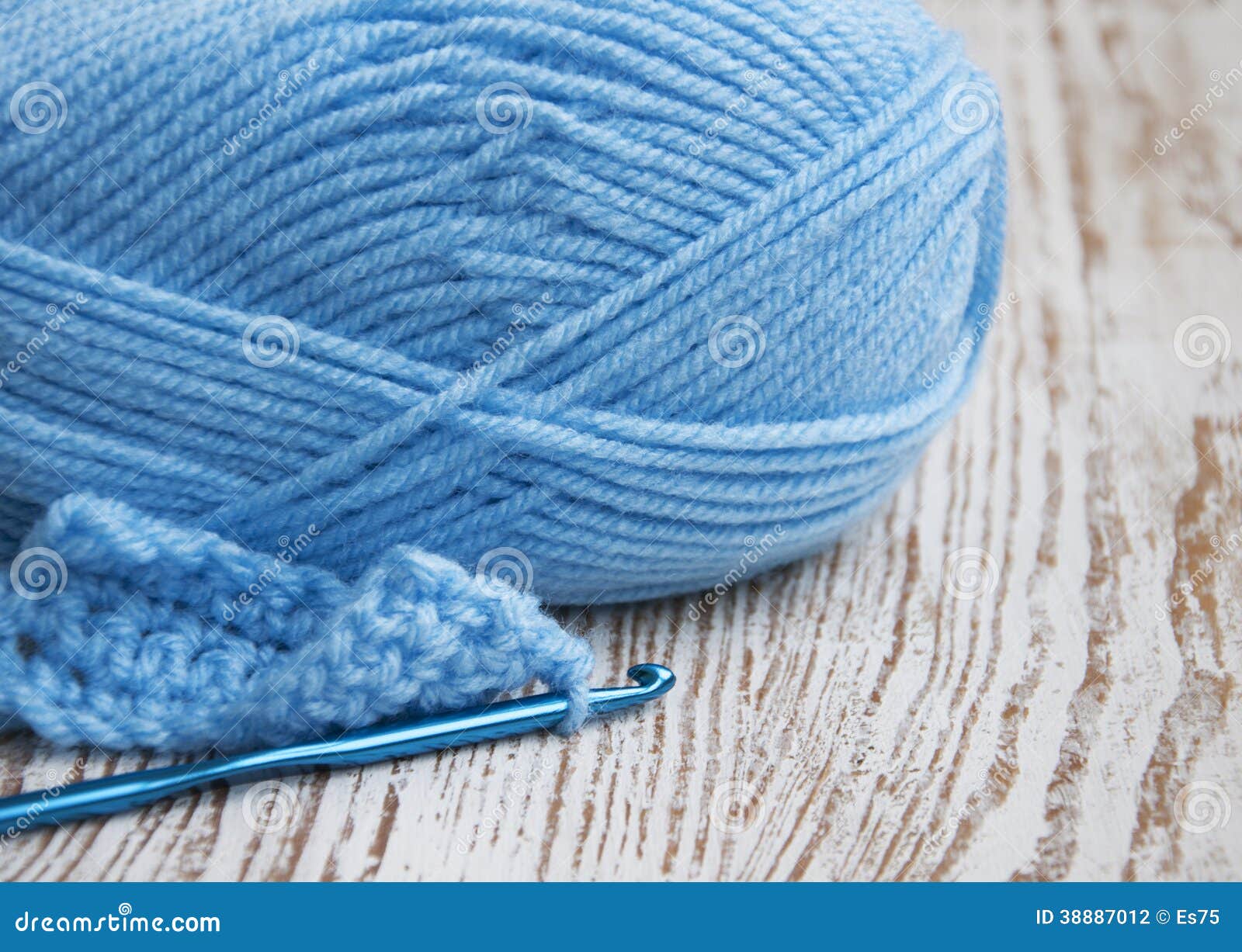 Crochet Hook And Knitting Yarn Stock Photo - Image: 38887012