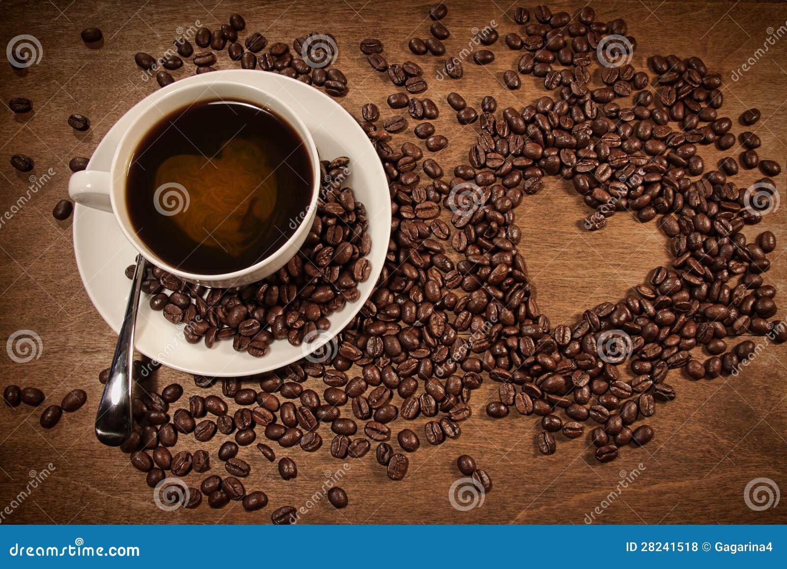 The Cup Of Coffee With Love Royalty Free Stock Photos - Image: 28241518
