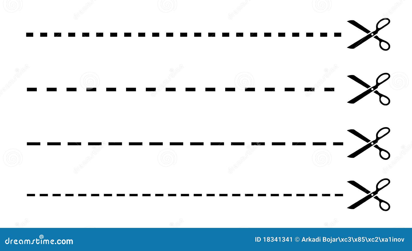 clipart perforated line with scissor - photo #8